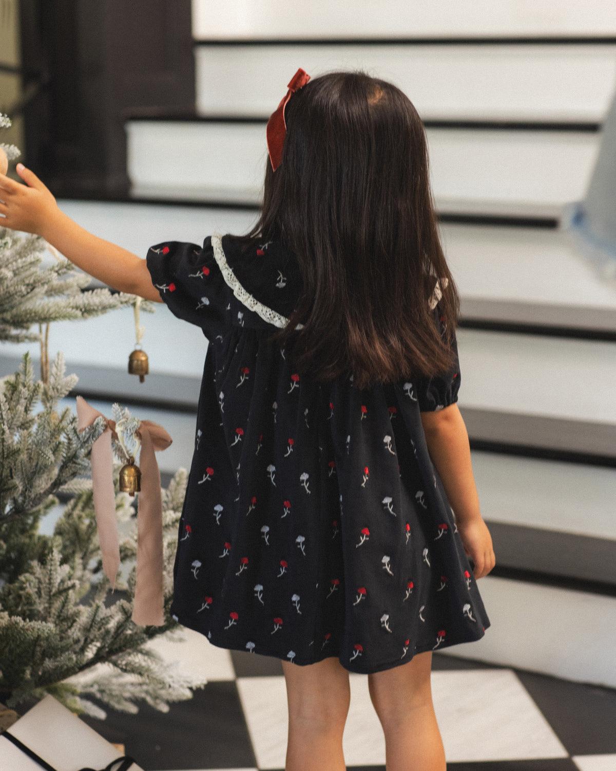 Robe Janette Winter Ditsy