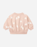 Relaxed Fleece Sweatshirt Sweet Ghost - Rylee + Cru | Kids Clothes | Trendy Baby Clothes | Modern Infant Outfits |