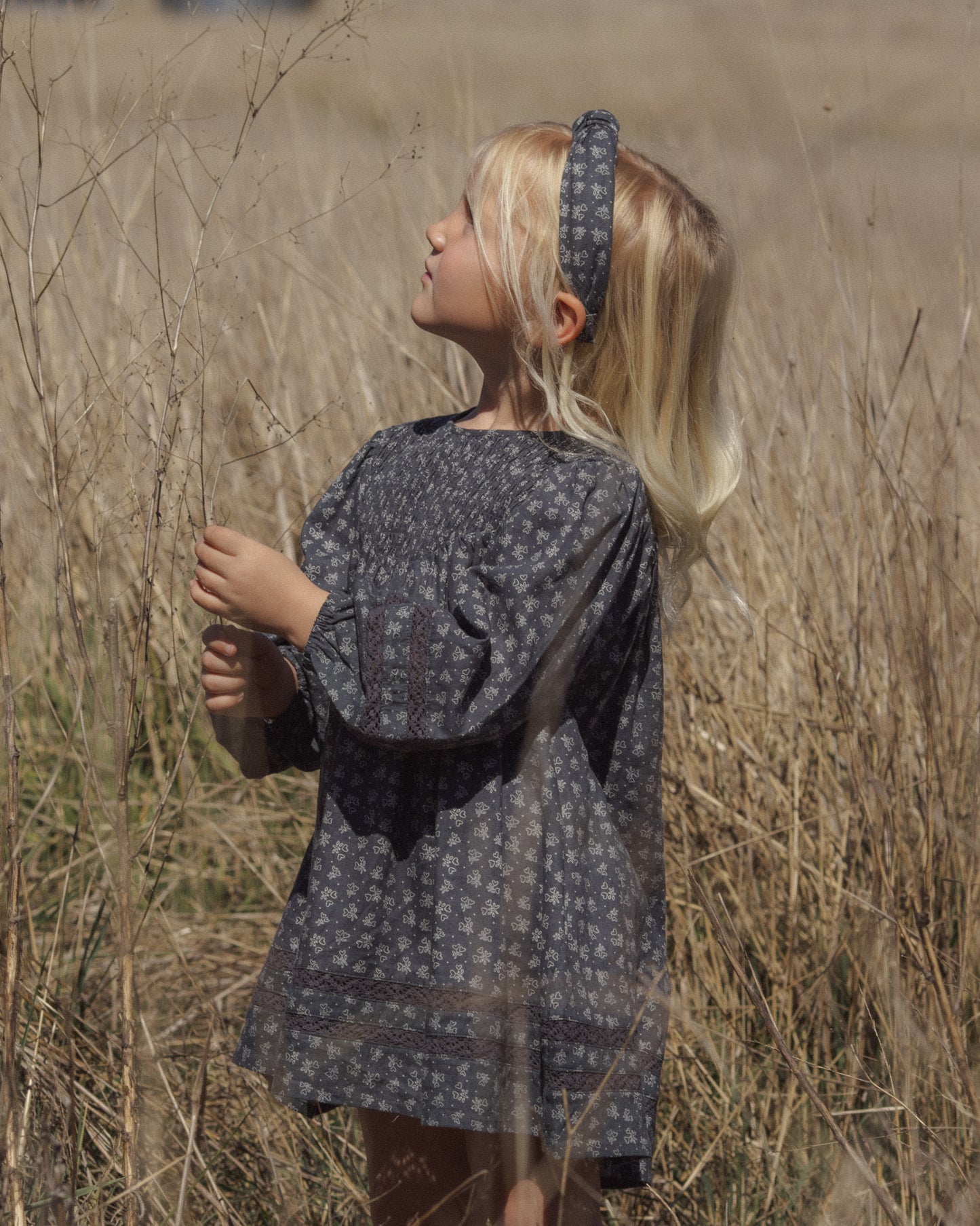 Knotted Headband Heart Ditsy - Rylee + Cru | Kids Clothes | Trendy Baby Clothes | Modern Infant Outfits |
