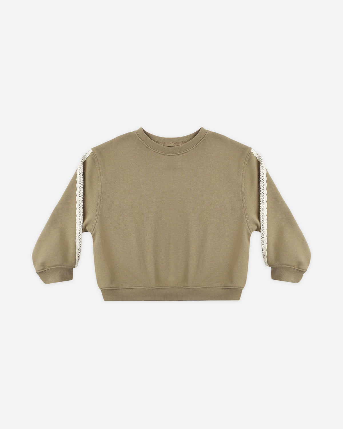 Oversized Sweatshirt Olive - Rylee + Cru | Kids Clothes | Trendy Baby Clothes | Modern Infant Outfits |