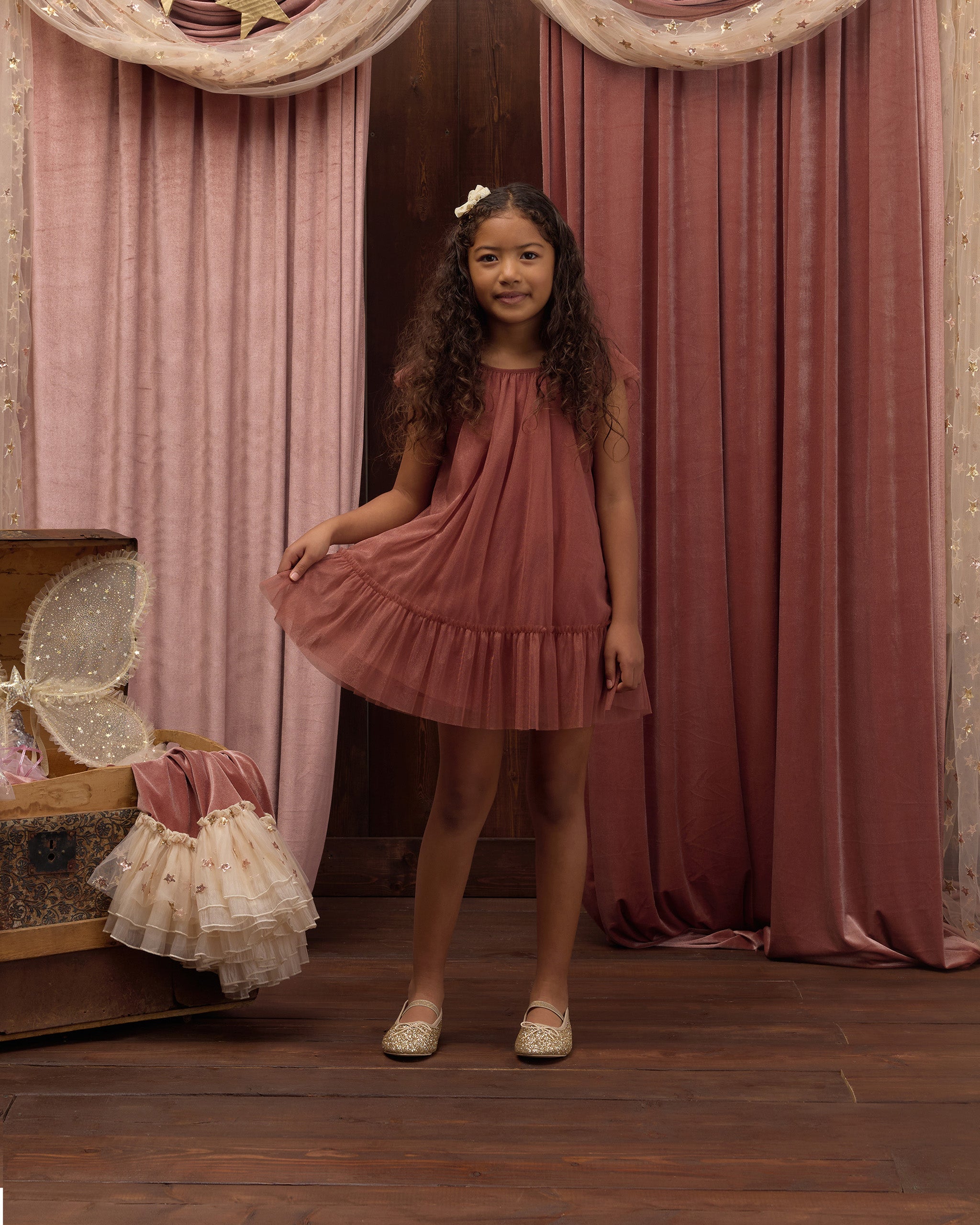 Edie Dress Spice - Rylee + Cru | Kids Clothes | Trendy Baby Clothes | Modern Infant Outfits |