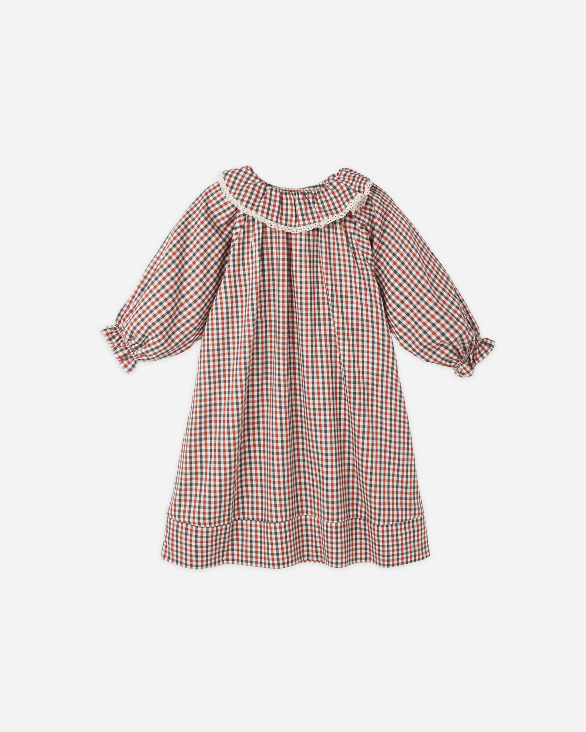 Girl's Nightgown Holiday Gingham