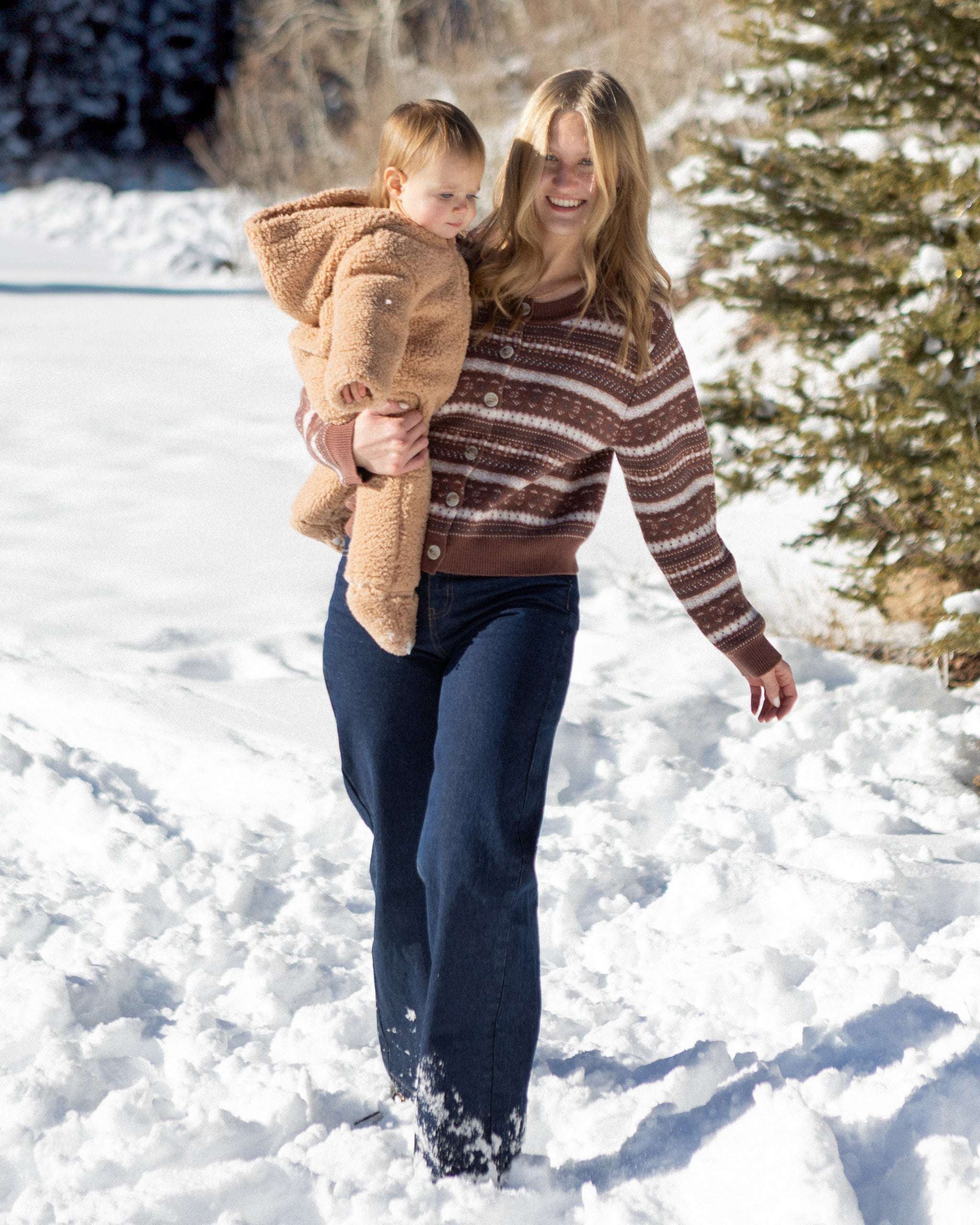 Fleece Jumpsuit Fawn - Rylee + Cru | Kids Clothes | Trendy Baby Clothes | Modern Infant Outfits |