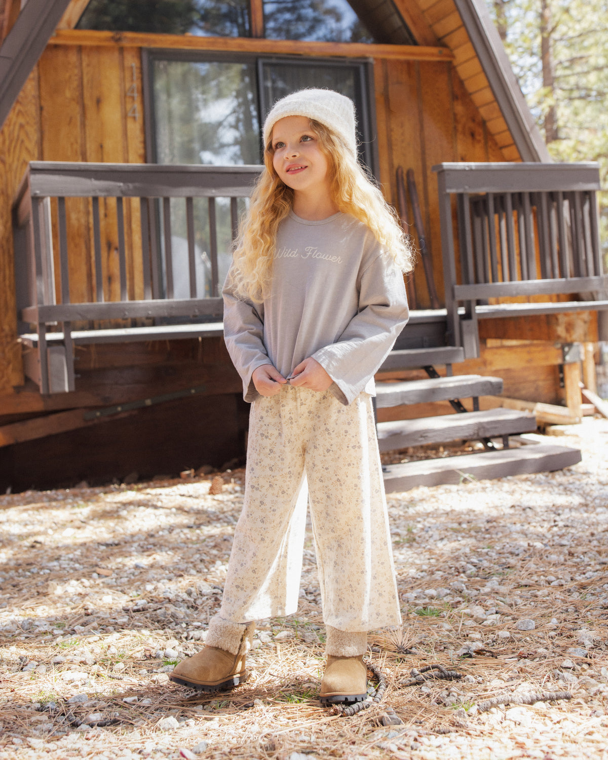 Luna Long Sleeve Wild Flower - Rylee + Cru | Kids Clothes | Trendy Baby Clothes | Modern Infant Outfits |