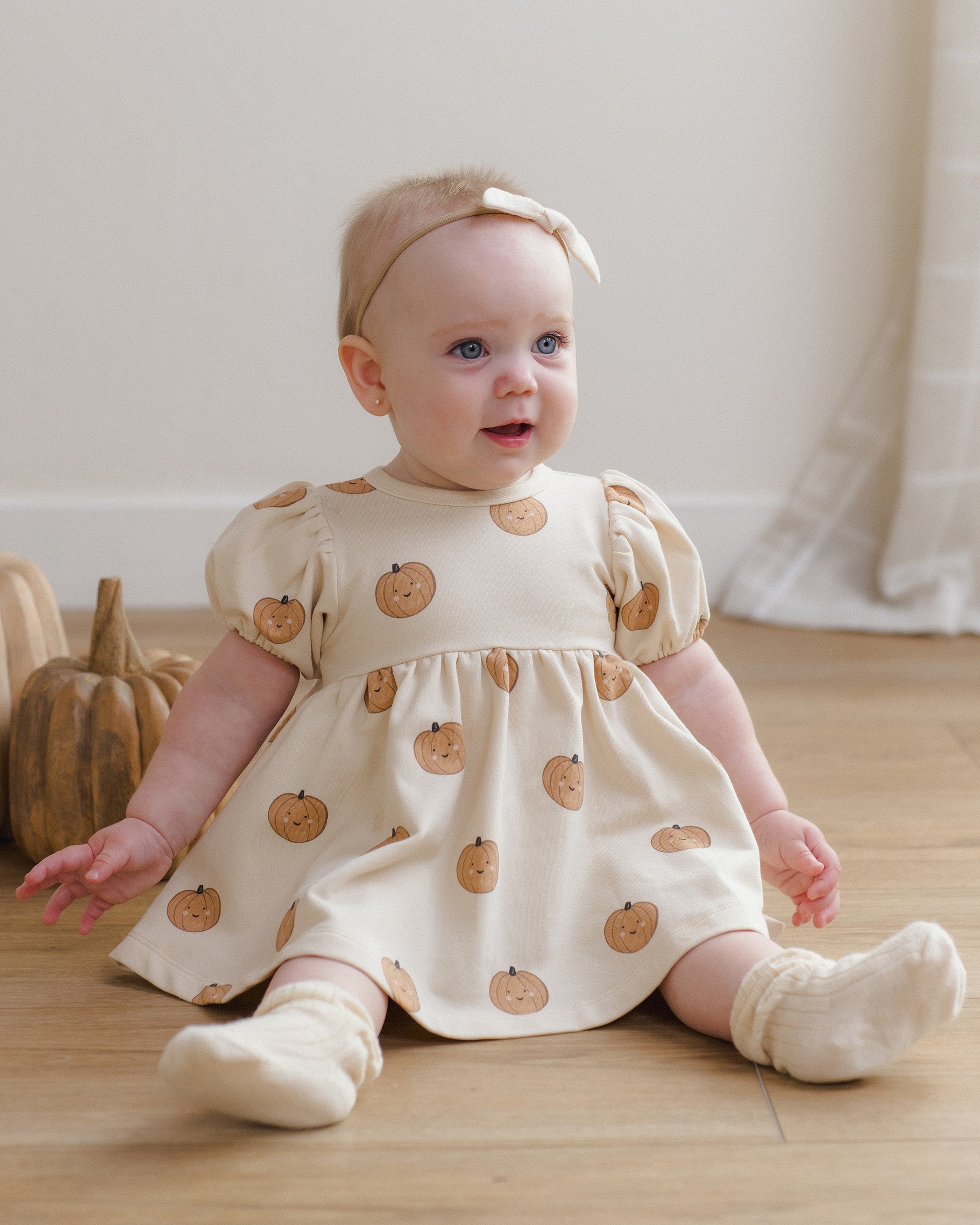 Darla Dress Pumpkins - Rylee + Cru | Kids Clothes | Trendy Baby Clothes | Modern Infant Outfits |
