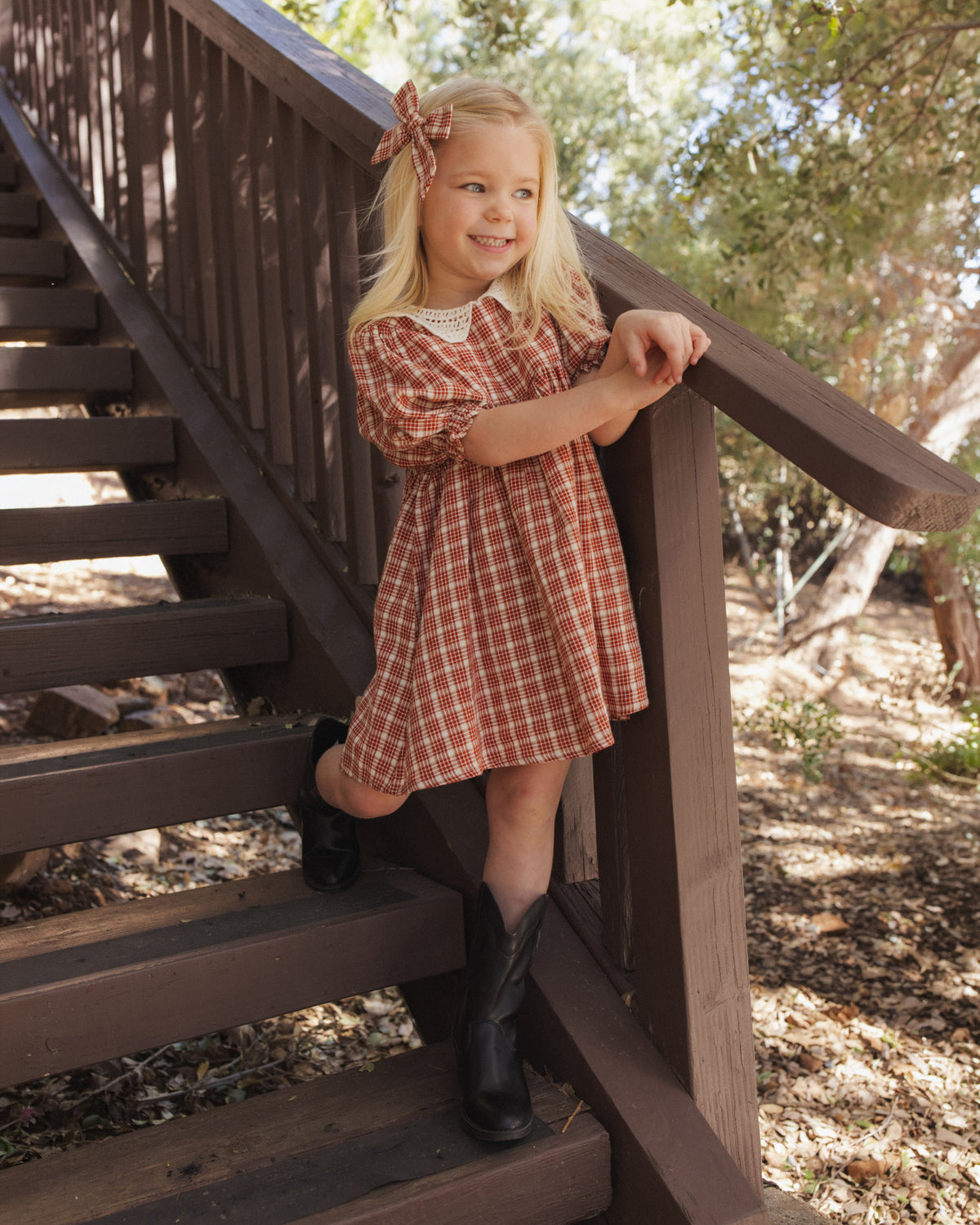 Heidi Dress Vintage Plaid - Rylee + Cru | Kids Clothes | Trendy Baby Clothes | Modern Infant Outfits |