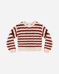 Aspen Sweater Ruby Stripe - Rylee + Cru | Kids Clothes | Trendy Baby Clothes | Modern Infant Outfits |