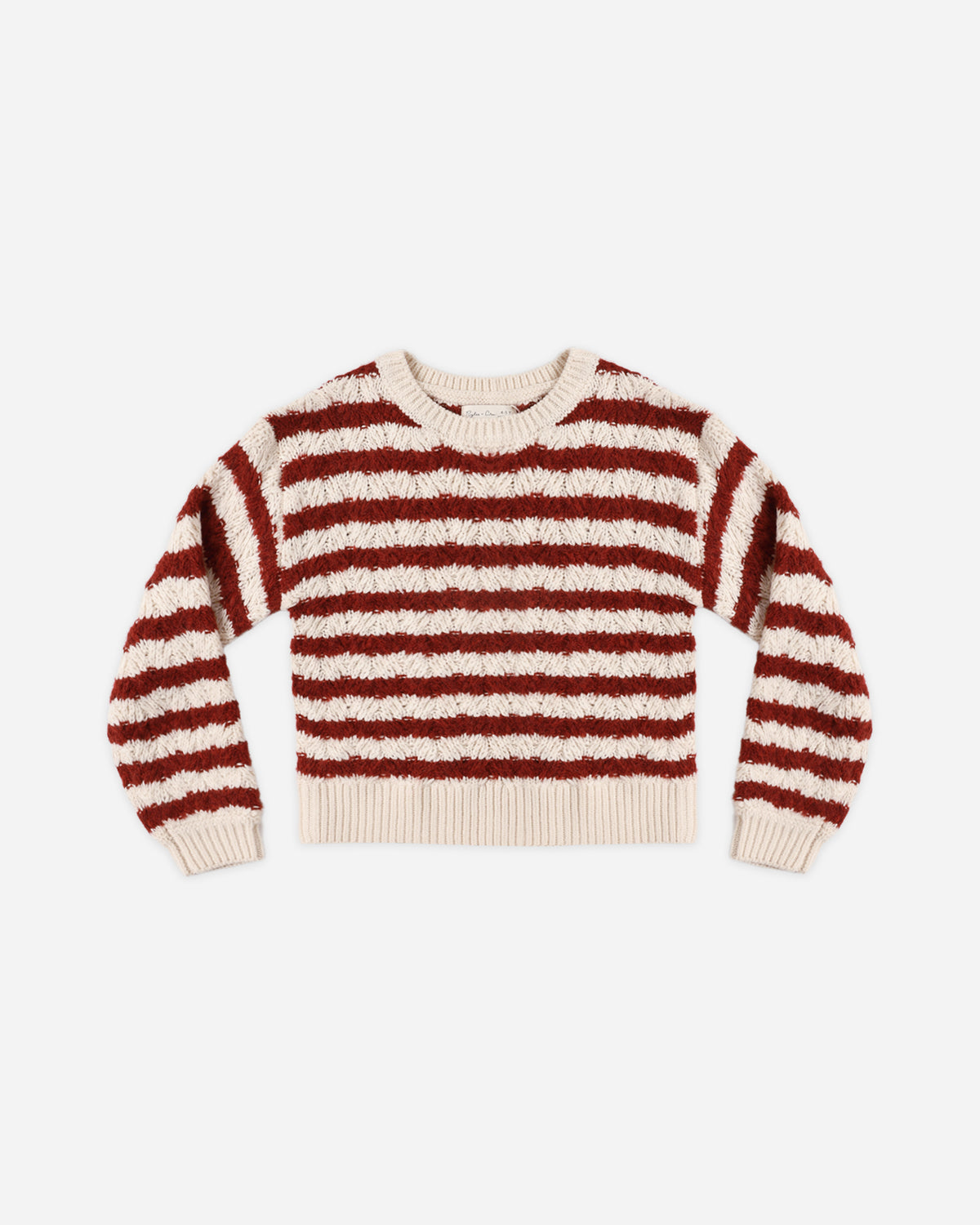 Aspen Sweater Ruby Stripe - Rylee + Cru | Kids Clothes | Trendy Baby Clothes | Modern Infant Outfits |