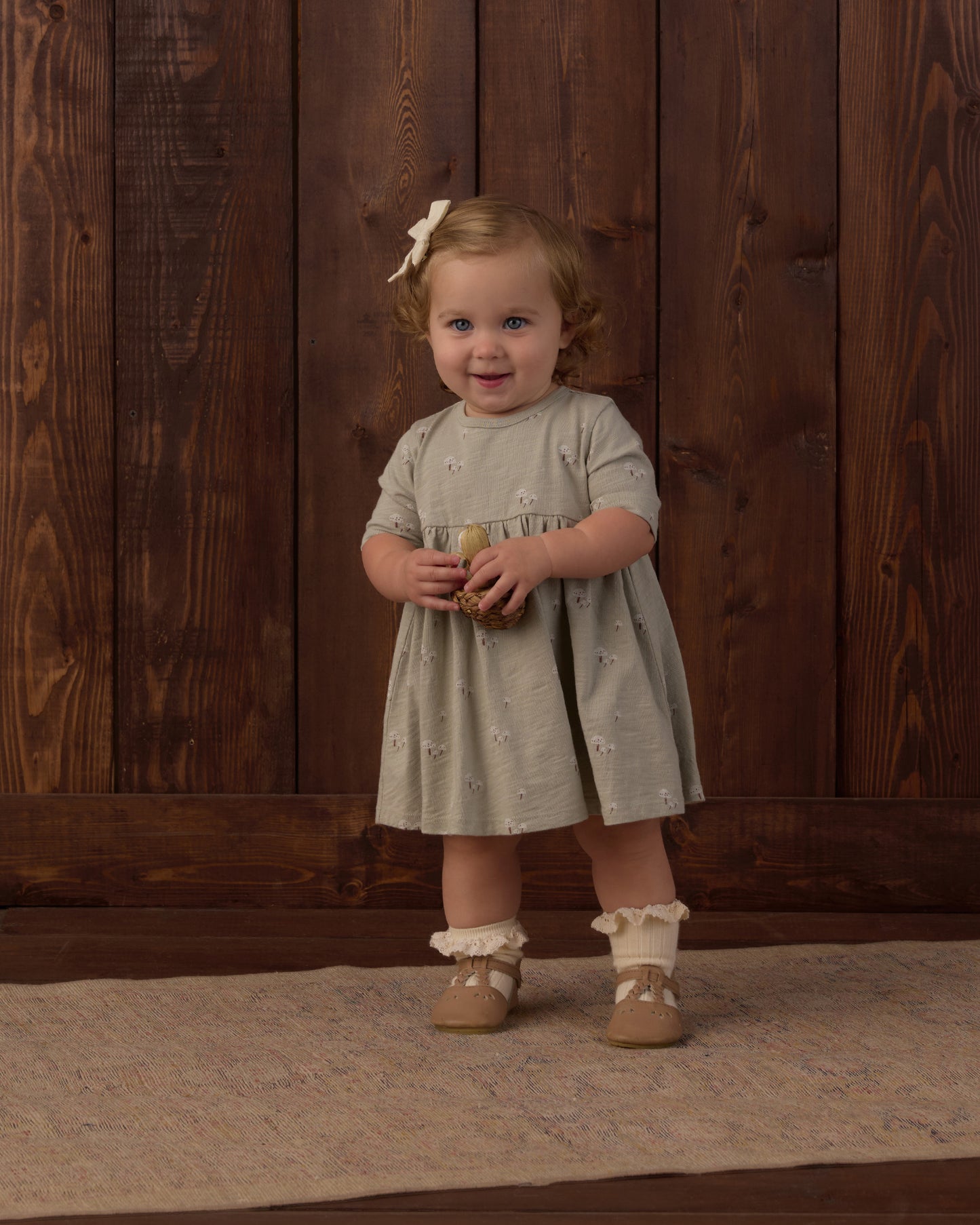 Finn Dress Mushrooms - Rylee + Cru | Kids Clothes | Trendy Baby Clothes | Modern Infant Outfits |
