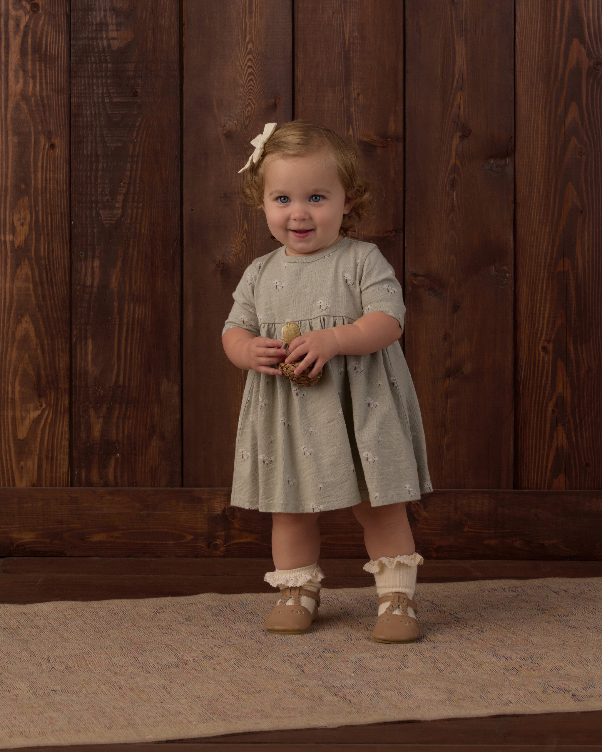 Finn Dress Mushrooms - Rylee + Cru | Kids Clothes | Trendy Baby Clothes | Modern Infant Outfits |