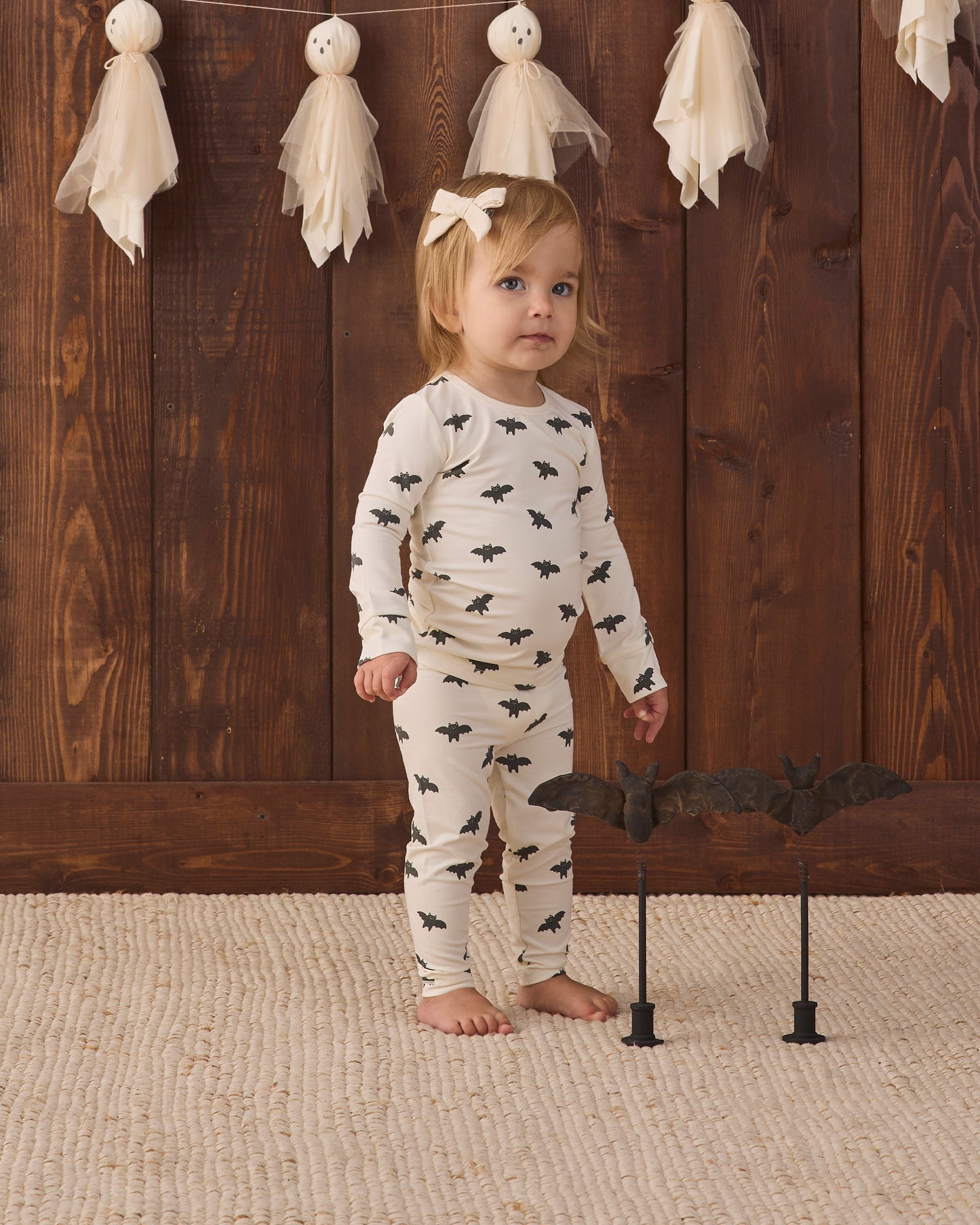 Bamboo Pajama Set Bats - Rylee + Cru | Kids Clothes | Trendy Baby Clothes | Modern Infant Outfits |
