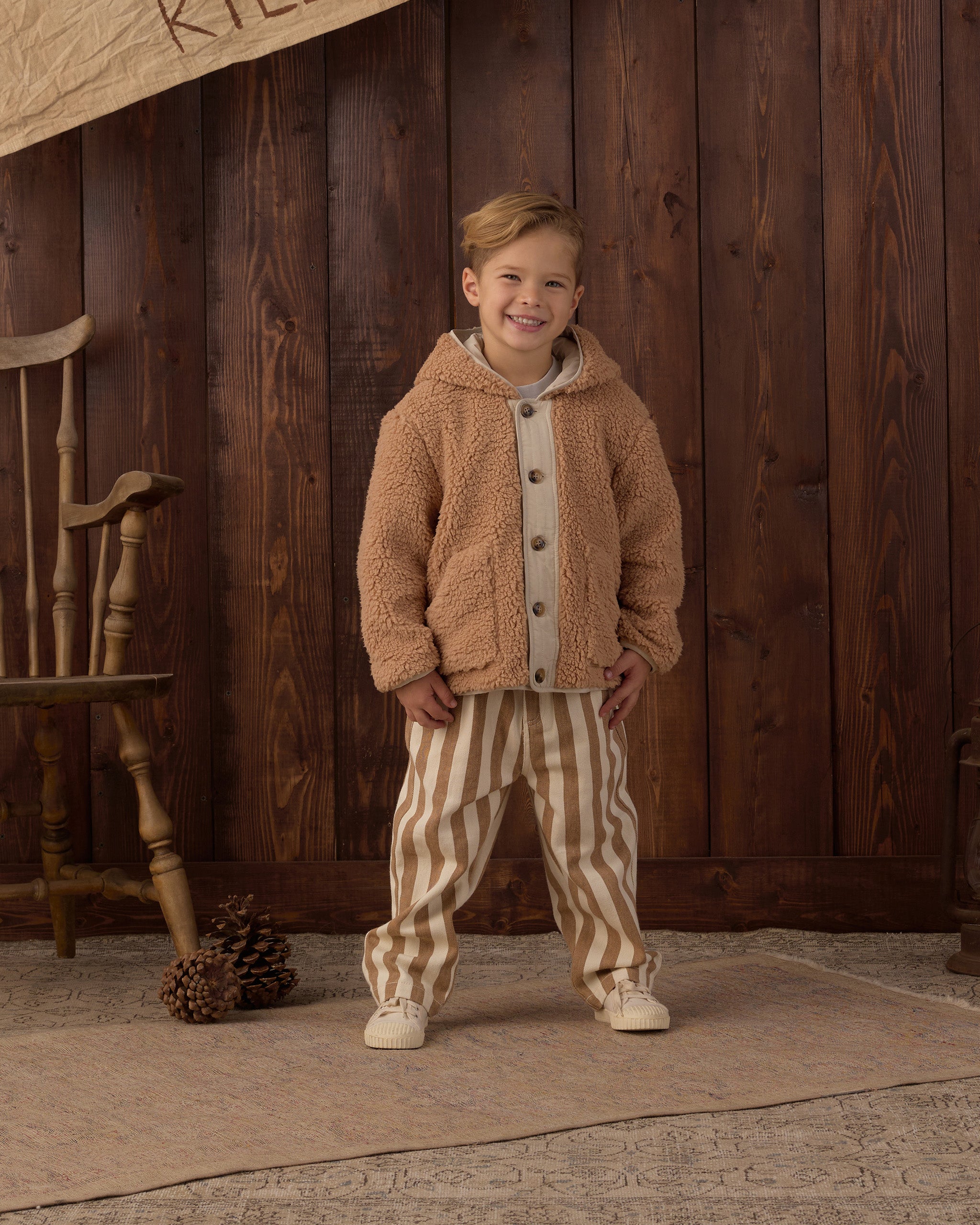 Lodge Jacket Fawn - Rylee + Cru | Kids Clothes | Trendy Baby Clothes | Modern Infant Outfits |