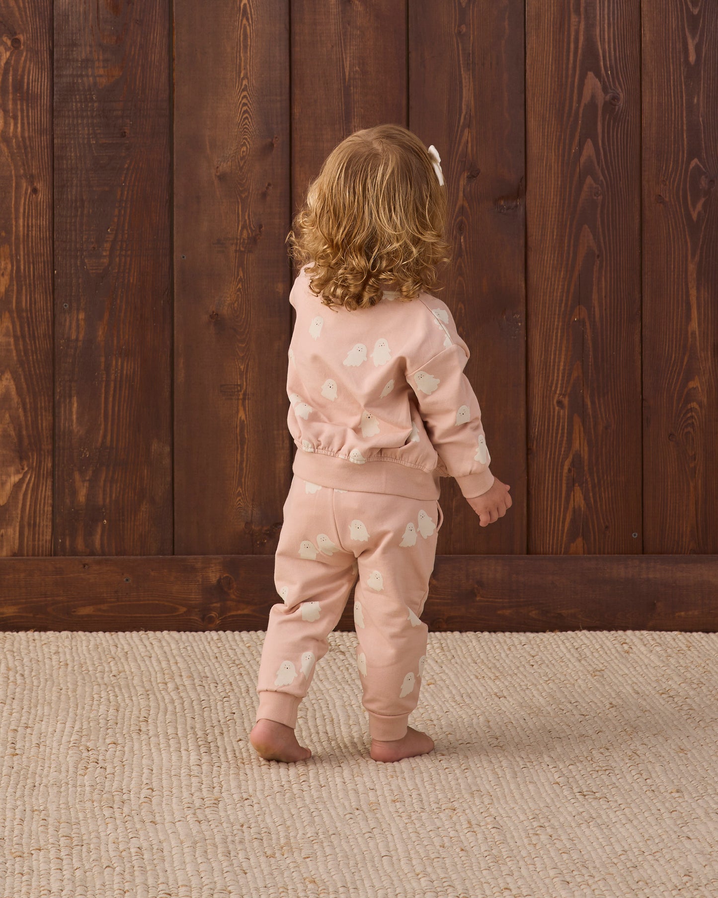 Relaxed Fleece Sweatshirt Sweet Ghost - Rylee + Cru | Kids Clothes | Trendy Baby Clothes | Modern Infant Outfits |