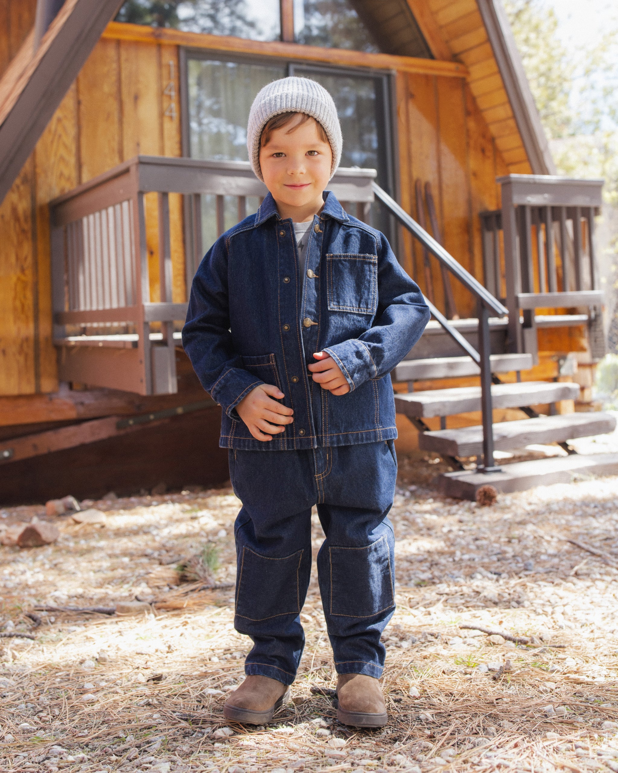 North Jacket Dark Indigo – Rylee + Cru