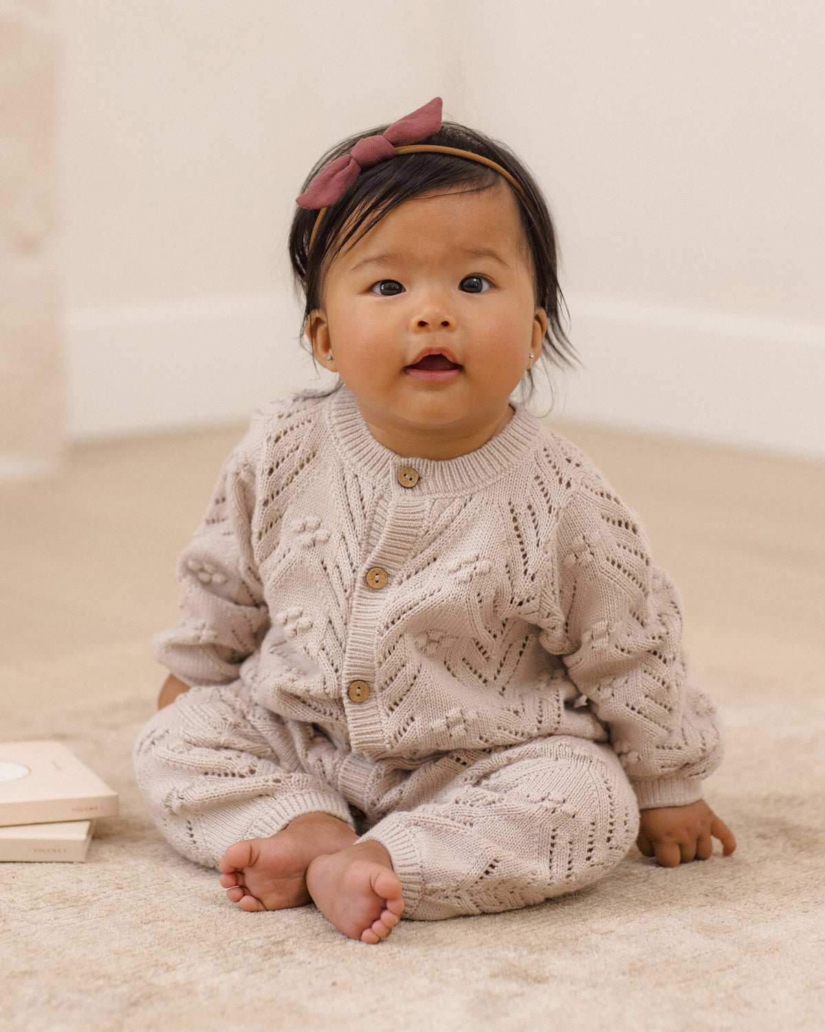Long Sleeve Bubble Romper Lilac Mist - Rylee + Cru | Kids Clothes | Trendy Baby Clothes | Modern Infant Outfits |