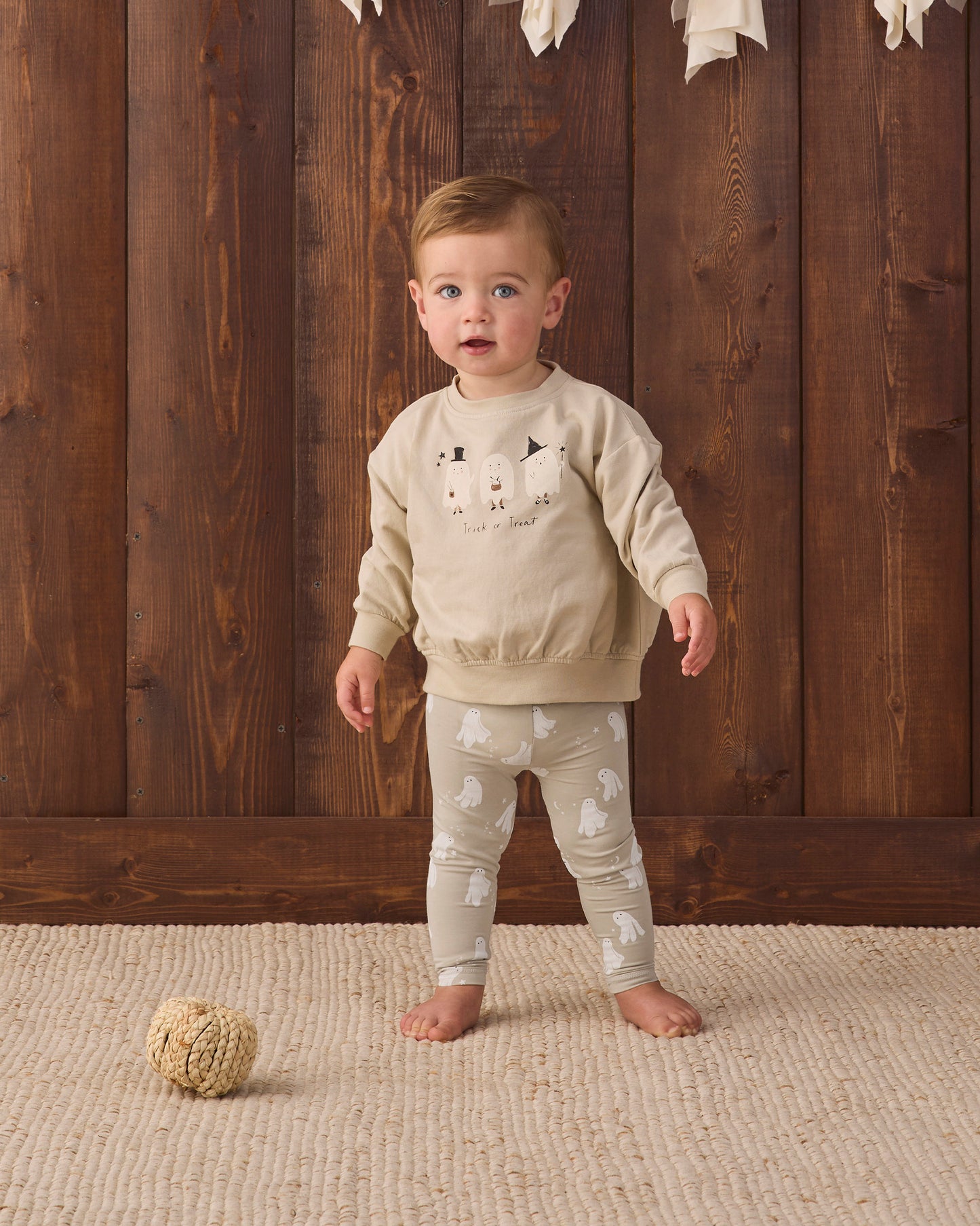 Relaxed Fleece Sweatshirt Trick Or Treat - Rylee + Cru | Kids Clothes | Trendy Baby Clothes | Modern Infant Outfits |