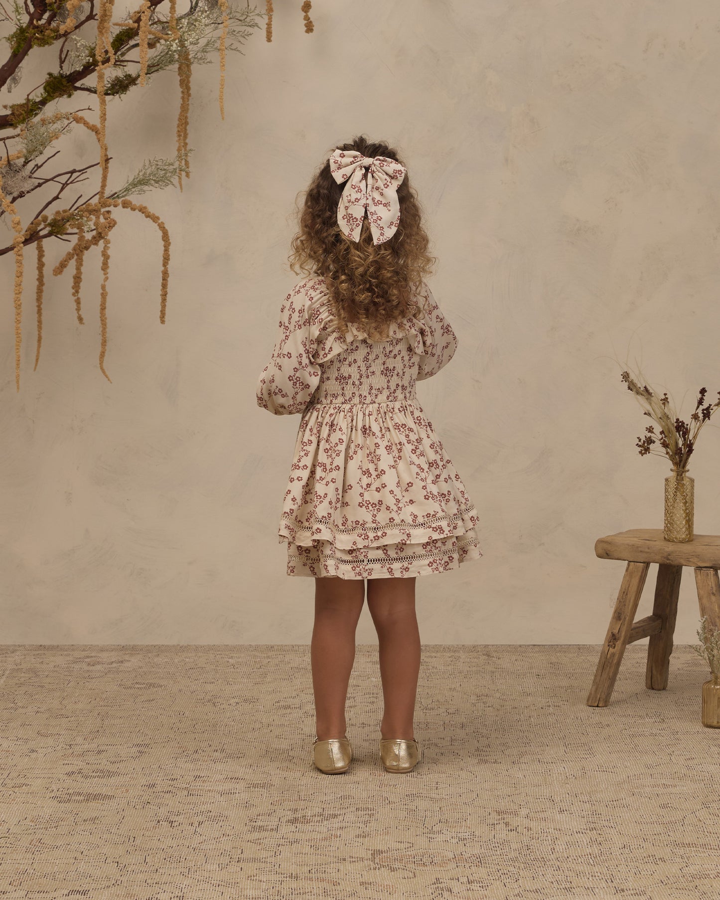 Elodie Dress Floral Toile - Rylee + Cru | Kids Clothes | Trendy Baby Clothes | Modern Infant Outfits |