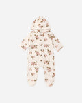 Fleece Jumpsuit Rose Garden - Rylee + Cru | Kids Clothes | Trendy Baby Clothes | Modern Infant Outfits |