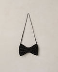 Bow Purse Black Rhinestone