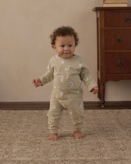 Long Sleeve Tee + Pant Set Polar Bears - Rylee + Cru | Kids Clothes | Trendy Baby Clothes | Modern Infant Outfits |