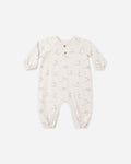 Henley Jumpsuit Skiing Penguins - Rylee + Cru | Kids Clothes | Trendy Baby Clothes | Modern Infant Outfits |