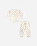 Waffle Top + Pant Set Fall Ditsy - Rylee + Cru | Kids Clothes | Trendy Baby Clothes | Modern Infant Outfits |