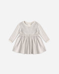 Alda Dress Fog Stripe - Rylee + Cru | Kids Clothes | Trendy Baby Clothes | Modern Infant Outfits |