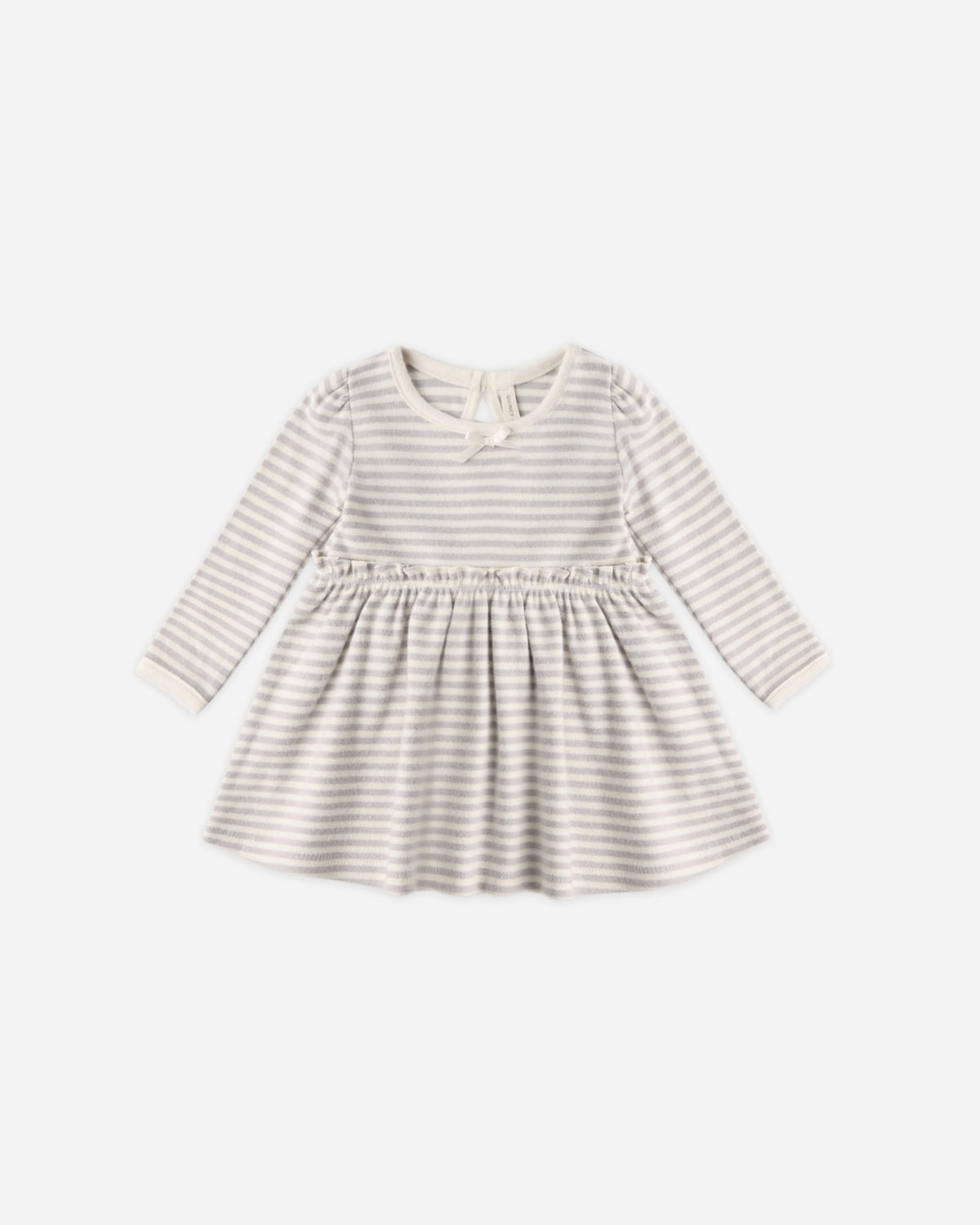Alda Dress Fog Stripe - Rylee + Cru | Kids Clothes | Trendy Baby Clothes | Modern Infant Outfits |