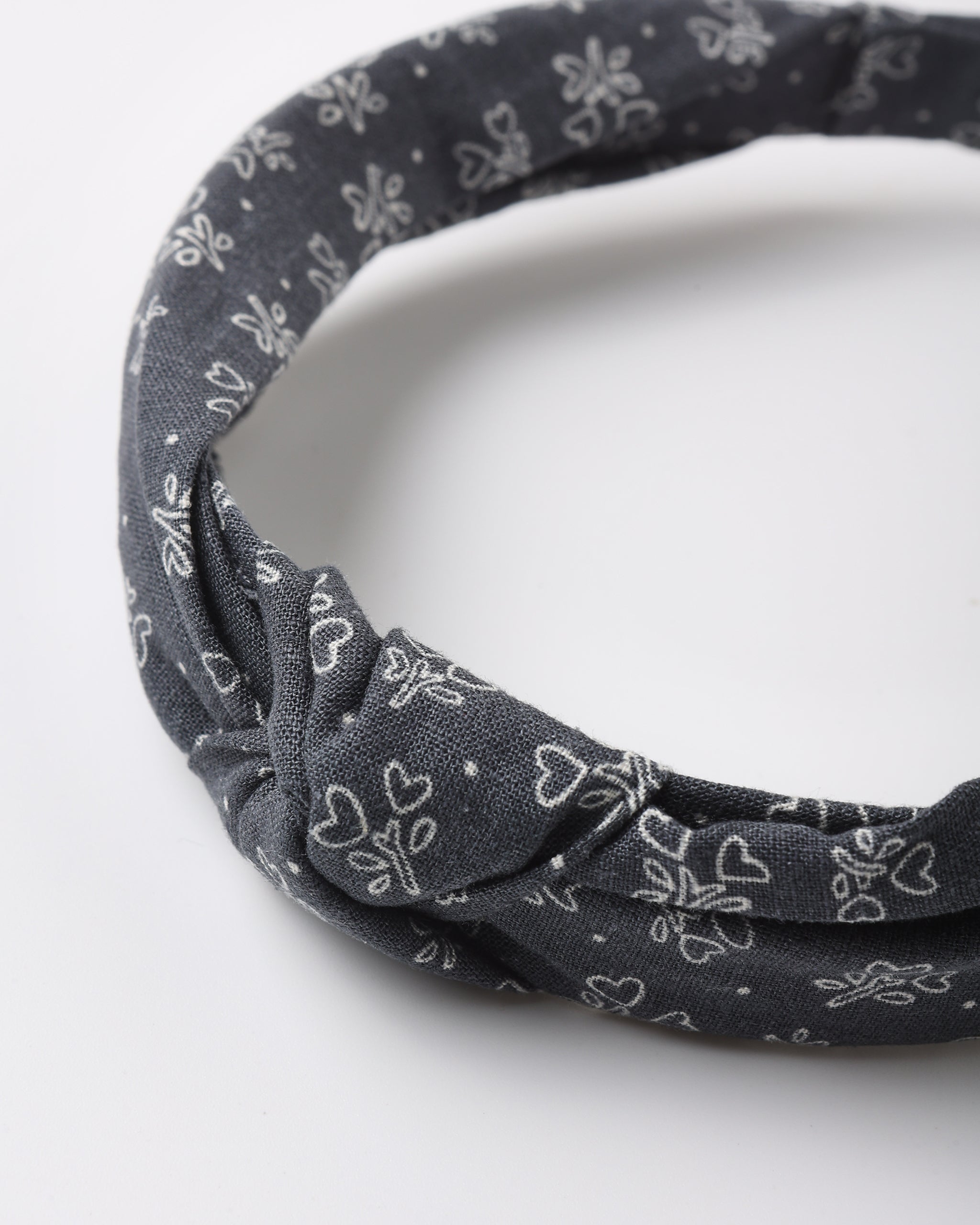 Knotted Headband Heart Ditsy - Rylee + Cru | Kids Clothes | Trendy Baby Clothes | Modern Infant Outfits |
