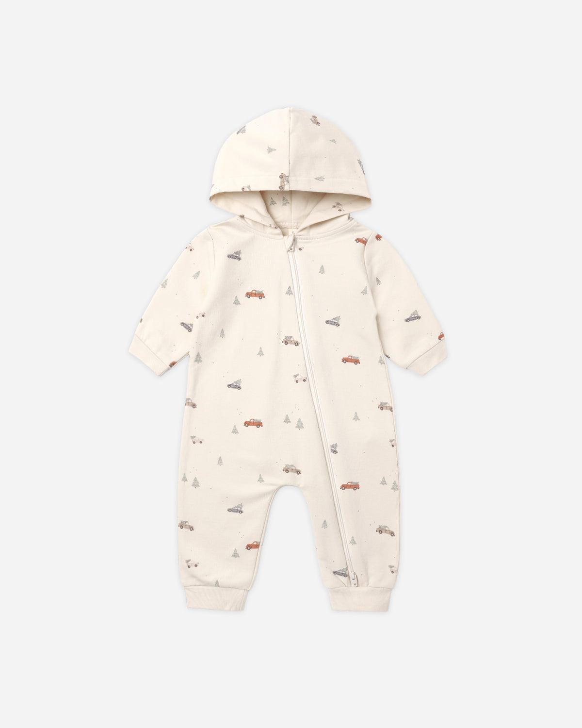 Hooded Jumpsuit Holiday Drive - Rylee + Cru | Kids Clothes | Trendy Baby Clothes | Modern Infant Outfits |