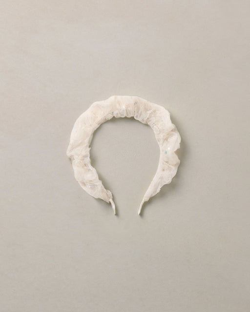 Gathered Headband Ivory - Rylee + Cru | Kids Clothes | Trendy Baby Clothes | Modern Infant Outfits |