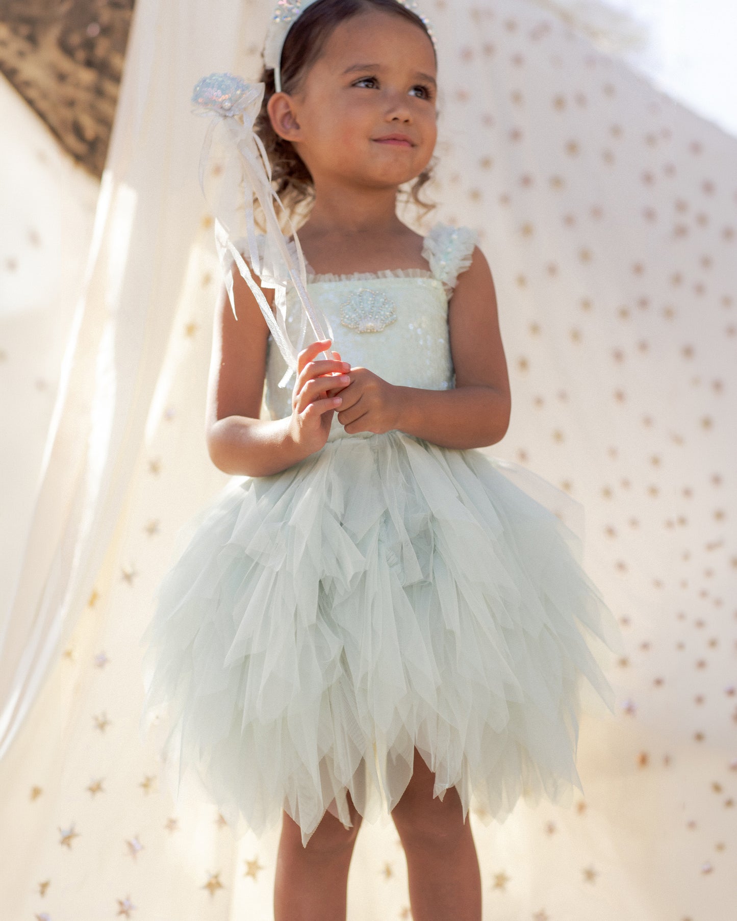 Mermaid Crown + Wand Mist - Rylee + Cru | Kids Clothes | Trendy Baby Clothes | Modern Infant Outfits |
