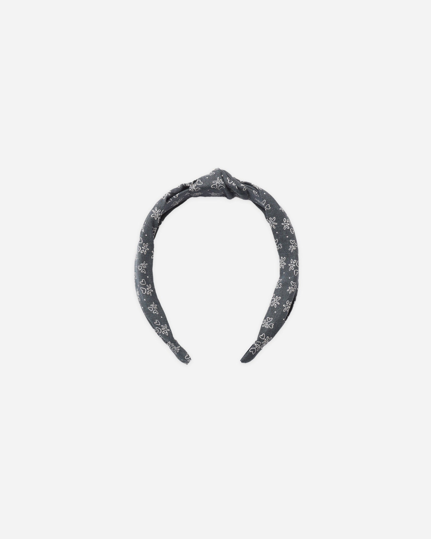 Knotted Headband Heart Ditsy - Rylee + Cru | Kids Clothes | Trendy Baby Clothes | Modern Infant Outfits |
