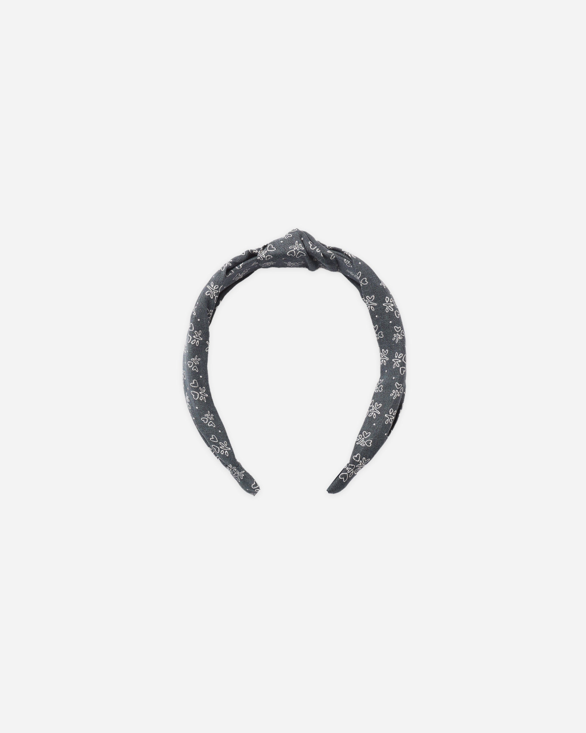Knotted Headband Heart Ditsy - Rylee + Cru | Kids Clothes | Trendy Baby Clothes | Modern Infant Outfits |