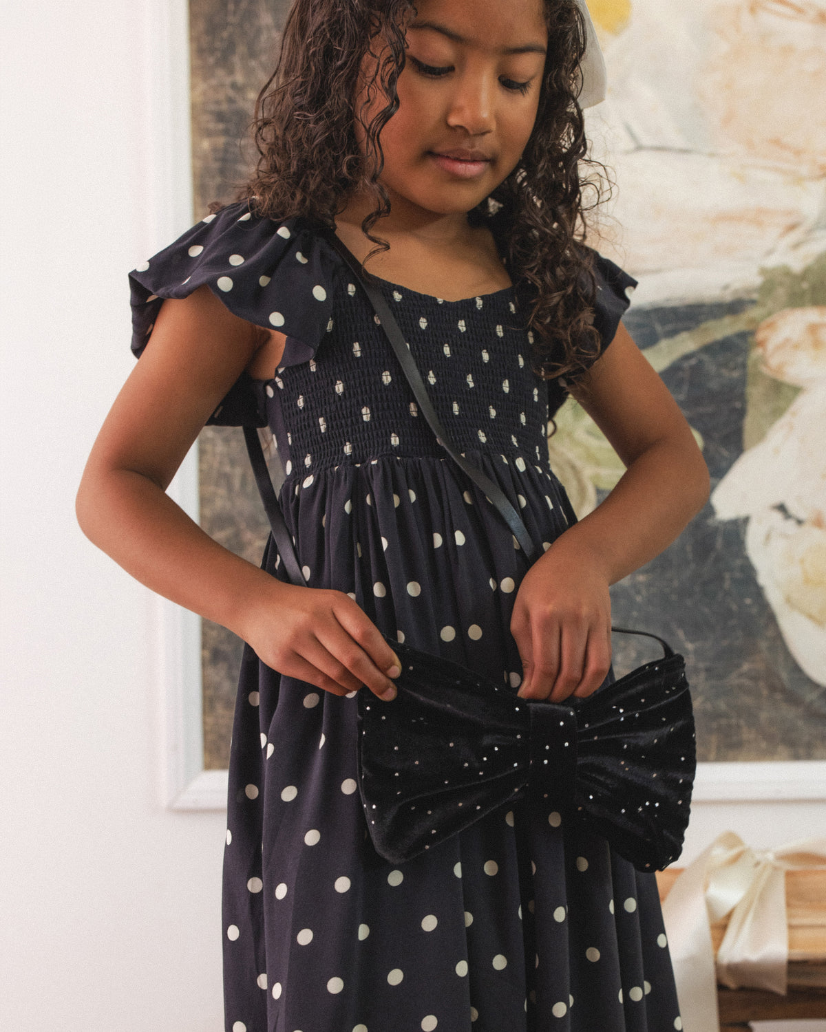 Vestido Avellana Lunares