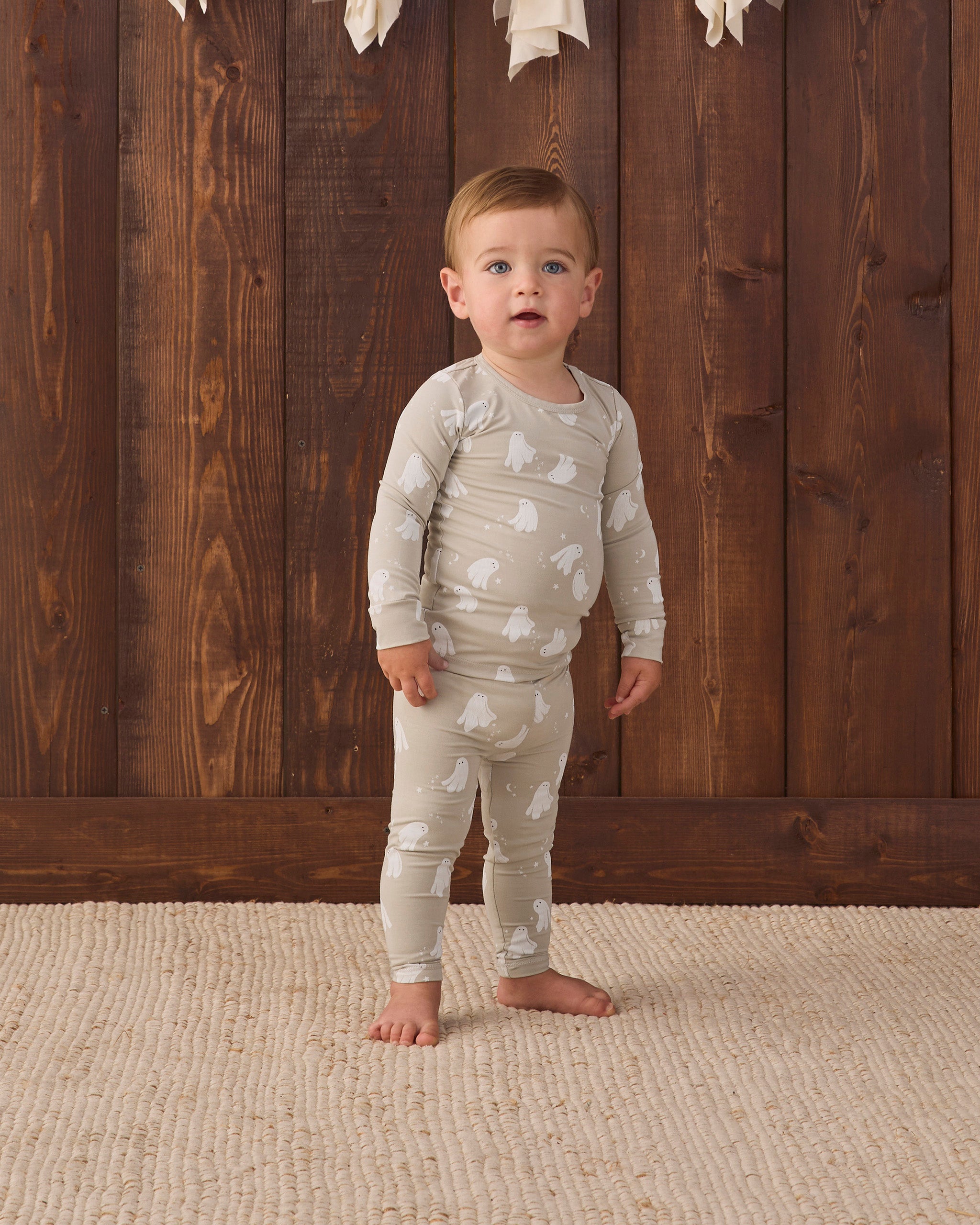 Bamboo Pajama Set Dancing Ghosts - Rylee + Cru | Kids Clothes | Trendy Baby Clothes | Modern Infant Outfits |