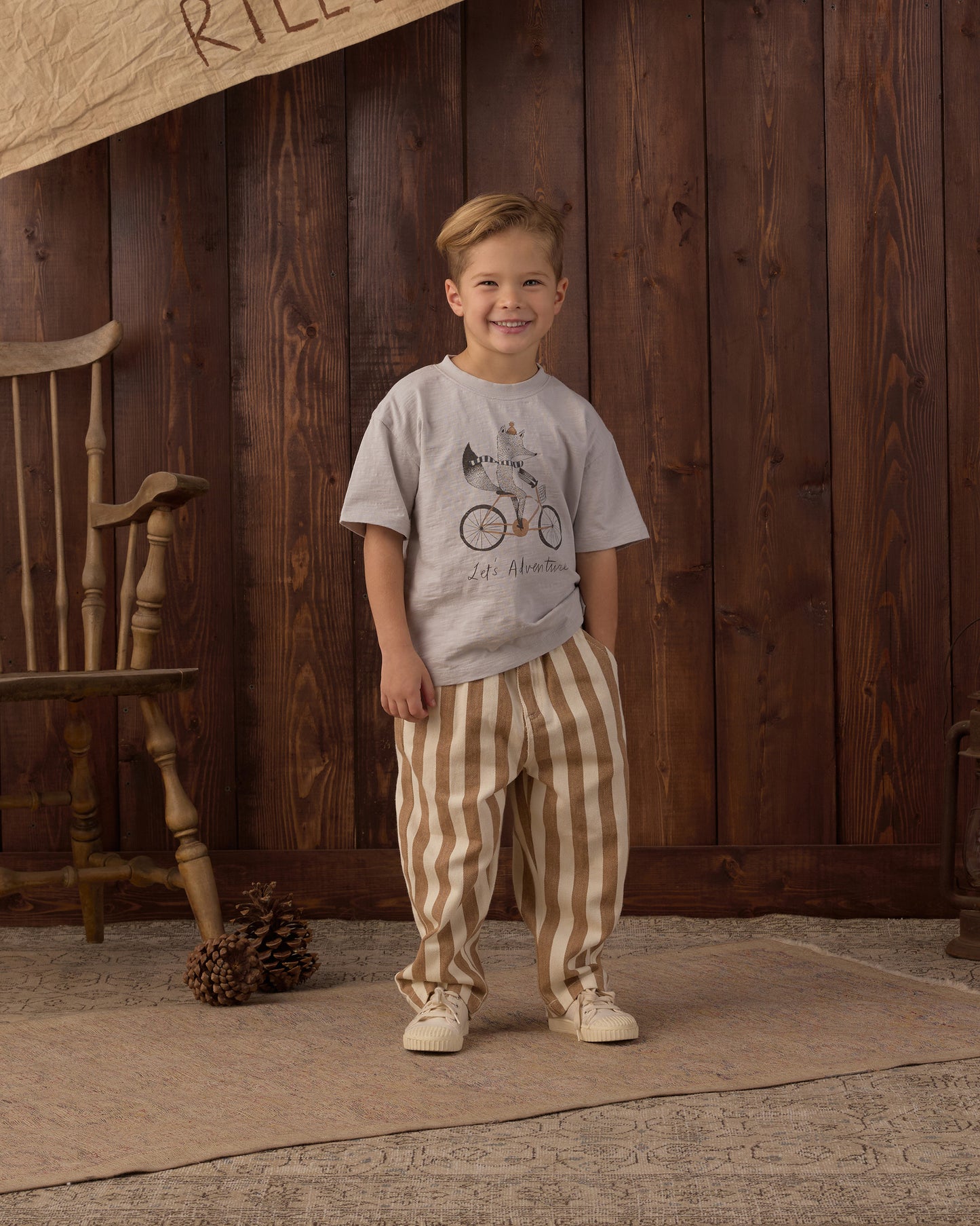 Relaxed Tee Let's Adventure - Rylee + Cru | Kids Clothes | Trendy Baby Clothes | Modern Infant Outfits |