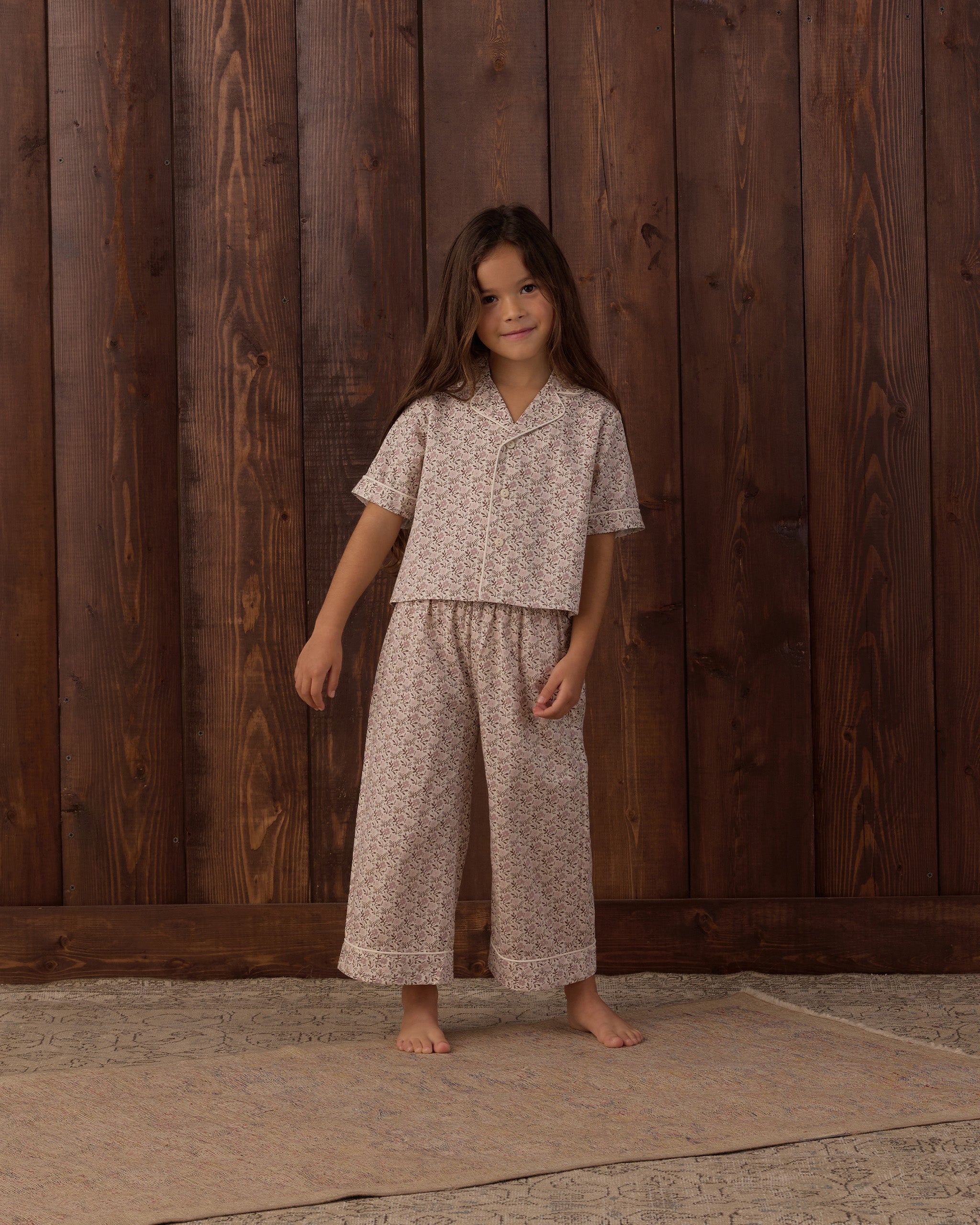 Woven Pajama Set Primrose - Rylee + Cru | Kids Clothes | Trendy Baby Clothes | Modern Infant Outfits |