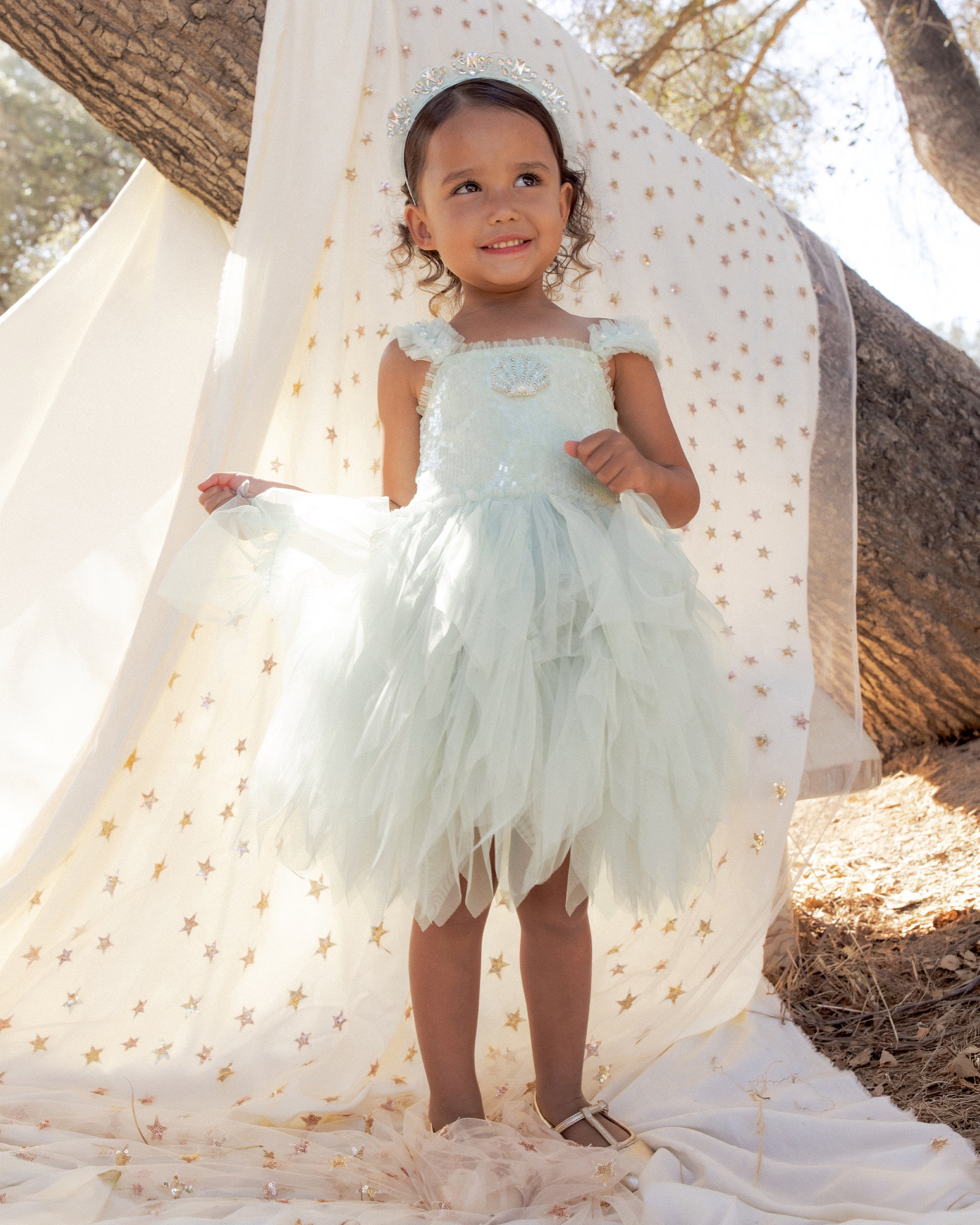 Mermaid Crown + Wand Mist - Rylee + Cru | Kids Clothes | Trendy Baby Clothes | Modern Infant Outfits |