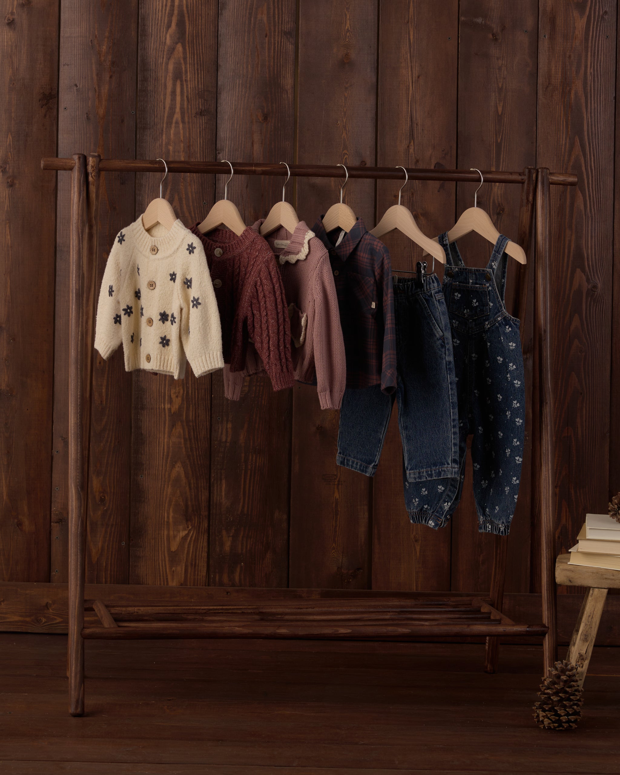 Collared Cardigan Rosewood - Rylee + Cru | Kids Clothes | Trendy Baby Clothes | Modern Infant Outfits |