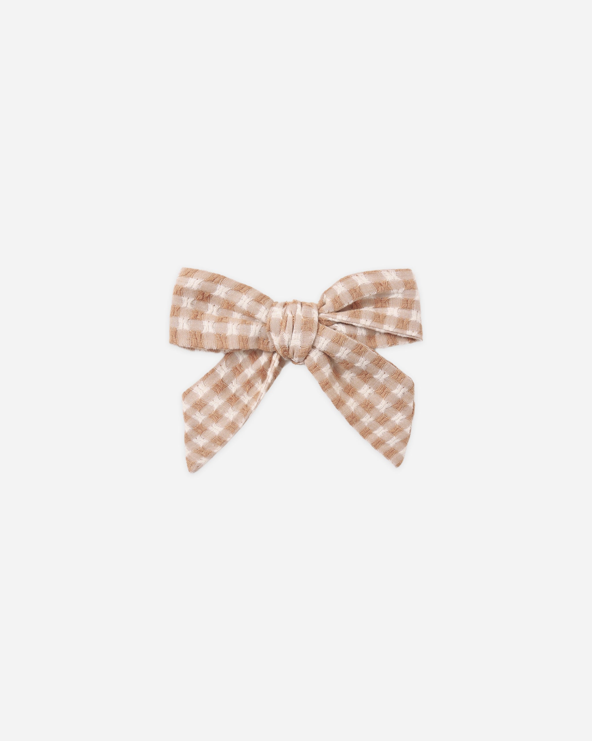 Bow Fawn Gingham - Rylee + Cru | Kids Clothes | Trendy Baby Clothes | Modern Infant Outfits |