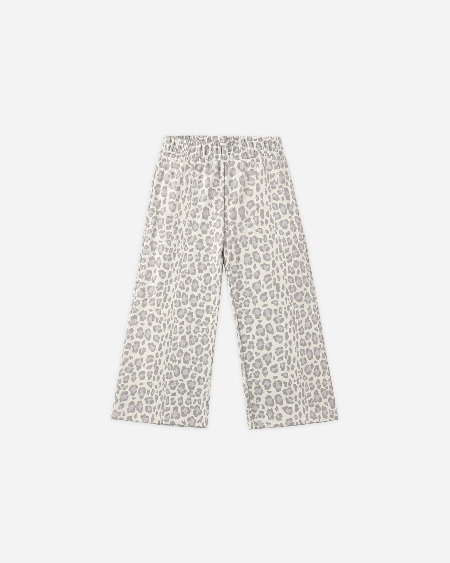 Wide Leg Sweatpant Blue Leopard - Rylee + Cru | Kids Clothes | Trendy Baby Clothes | Modern Infant Outfits |