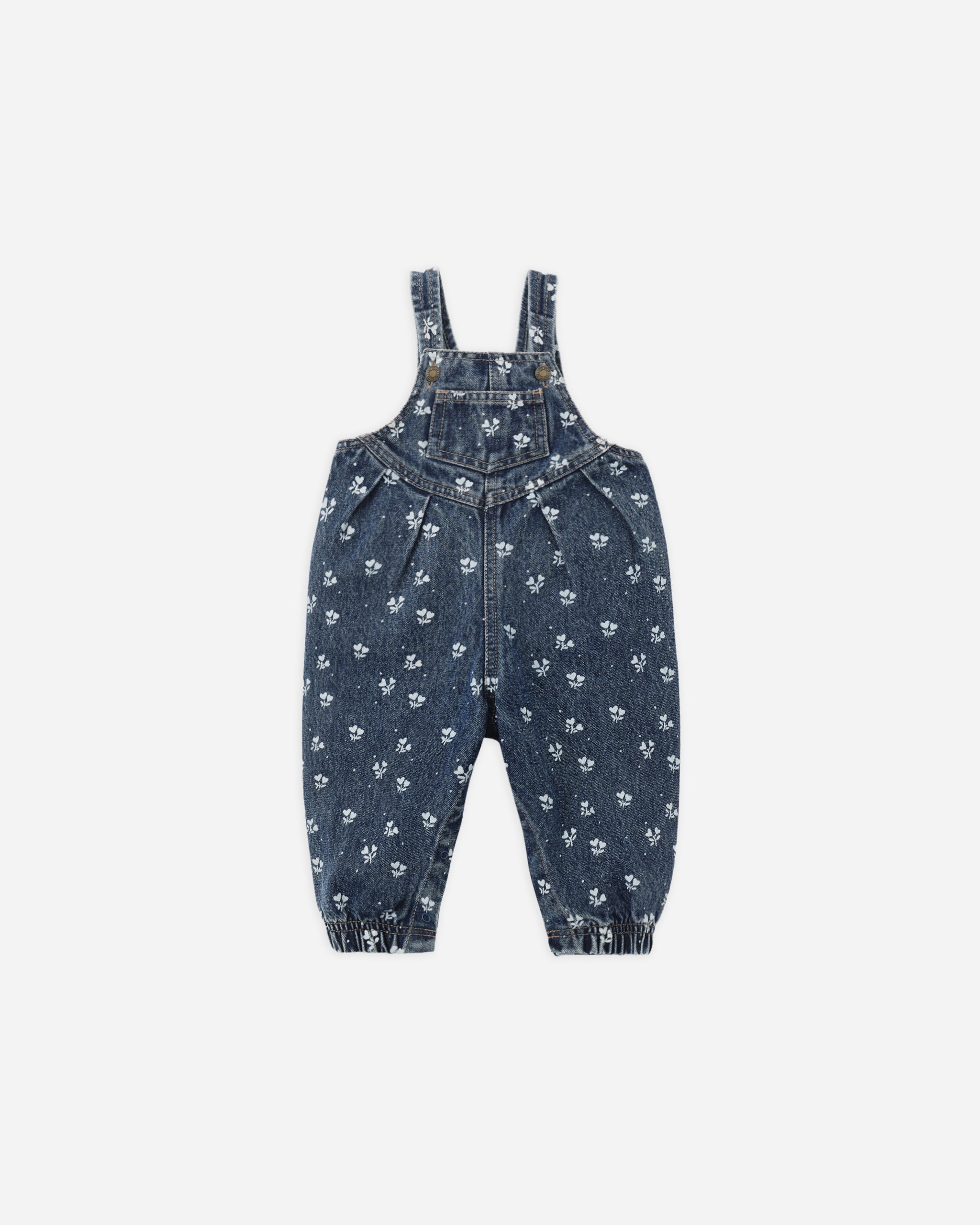 Vintage Overall Heart Ditsy - Rylee + Cru | Kids Clothes | Trendy Baby Clothes | Modern Infant Outfits |