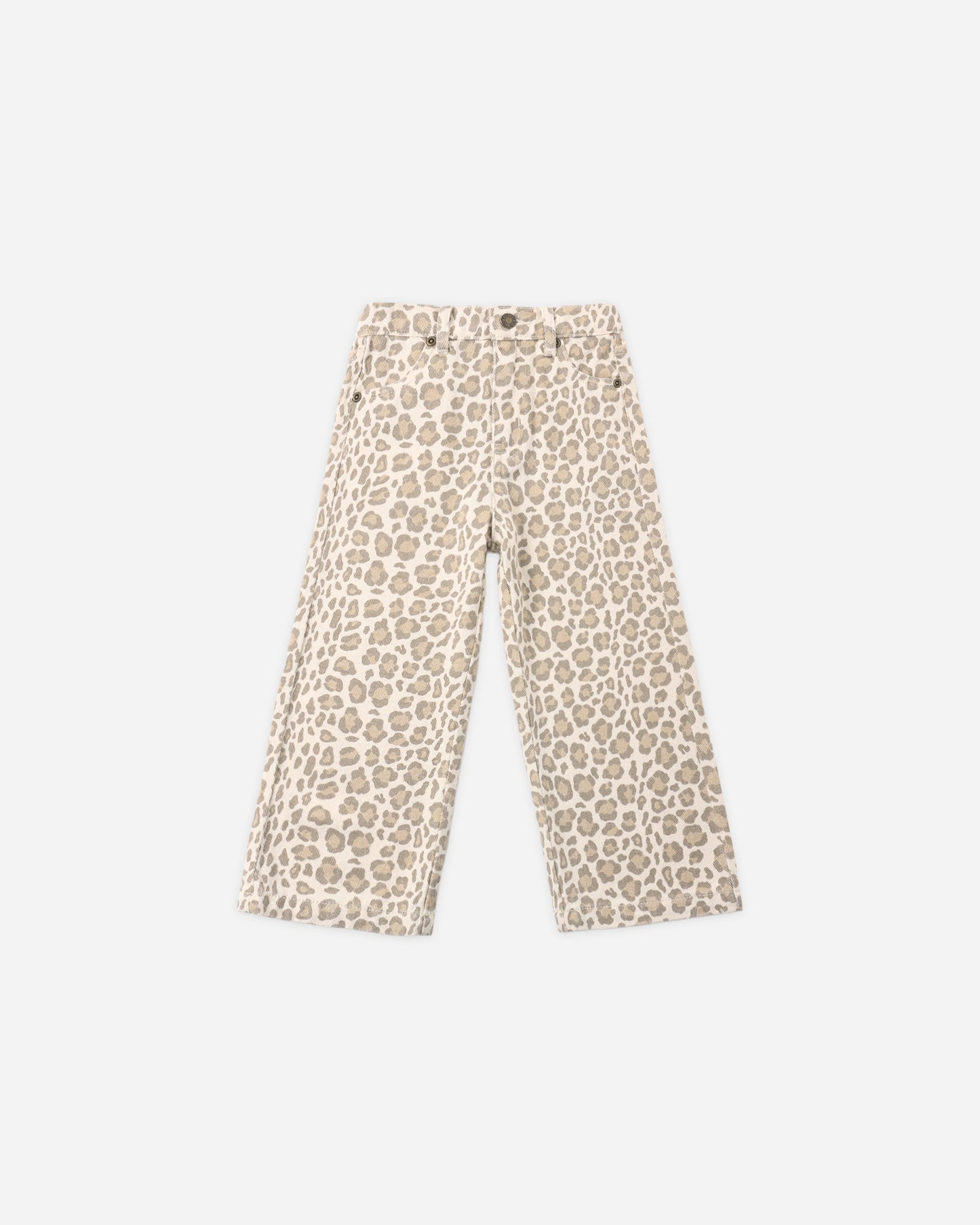 Straight Leg Pant Leopard - Rylee + Cru | Kids Clothes | Trendy Baby Clothes | Modern Infant Outfits |