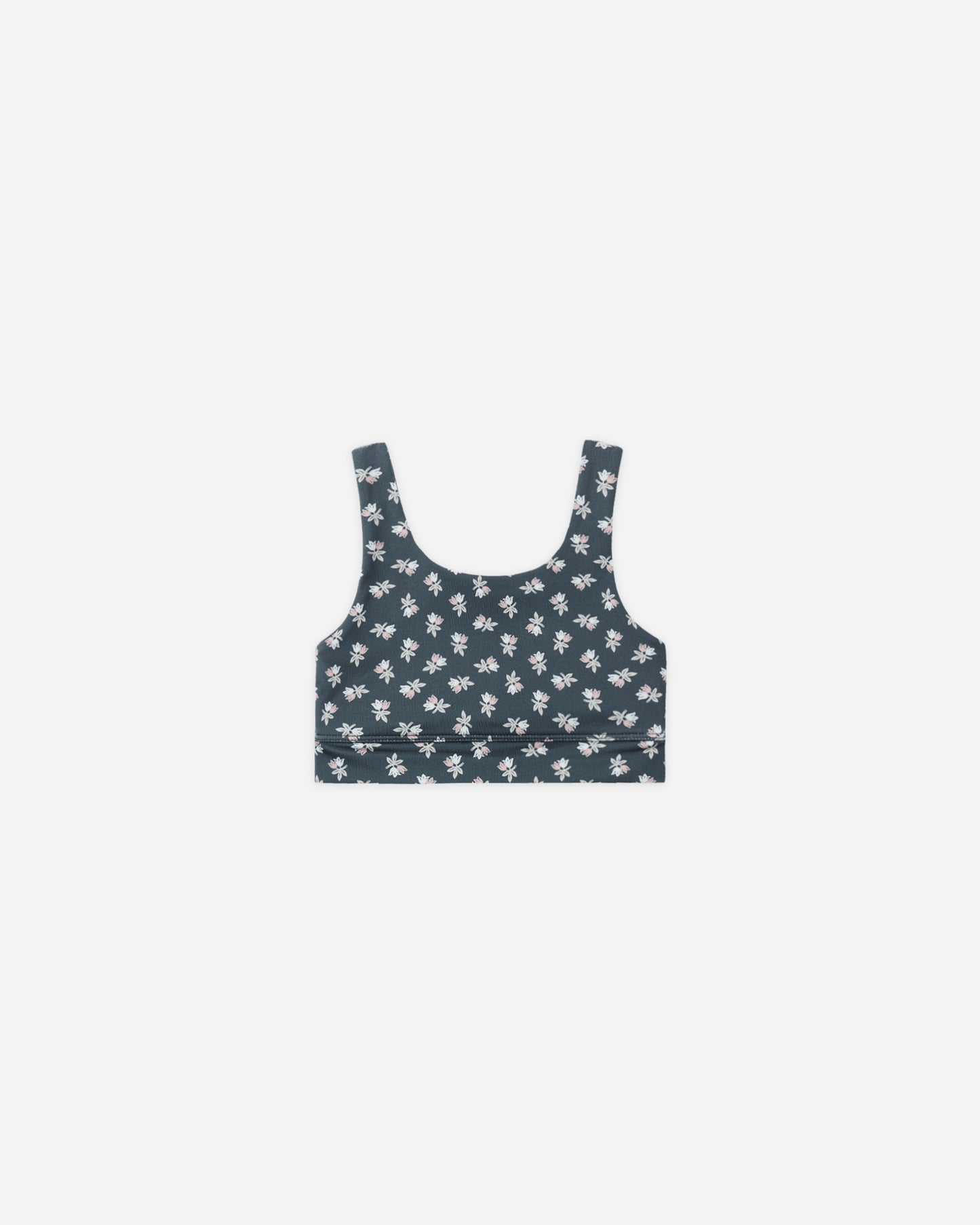 Swift Sports Bra Blue Blooms - Rylee + Cru | Kids Clothes | Trendy Baby Clothes | Modern Infant Outfits |