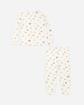 Organic Long Sleeve Pajama Set Favorite Things - Rylee + Cru | Kids Clothes | Trendy Baby Clothes | Modern Infant Outfits |