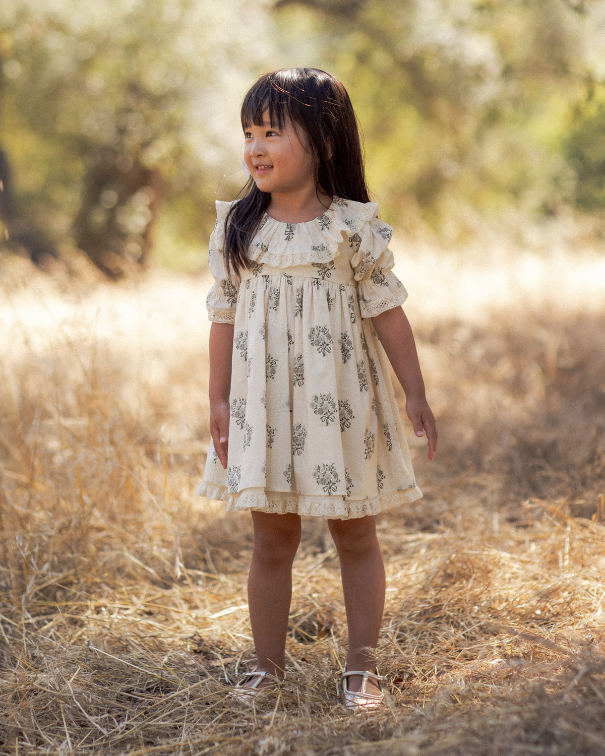 Amelia Dress Frost Bouquet