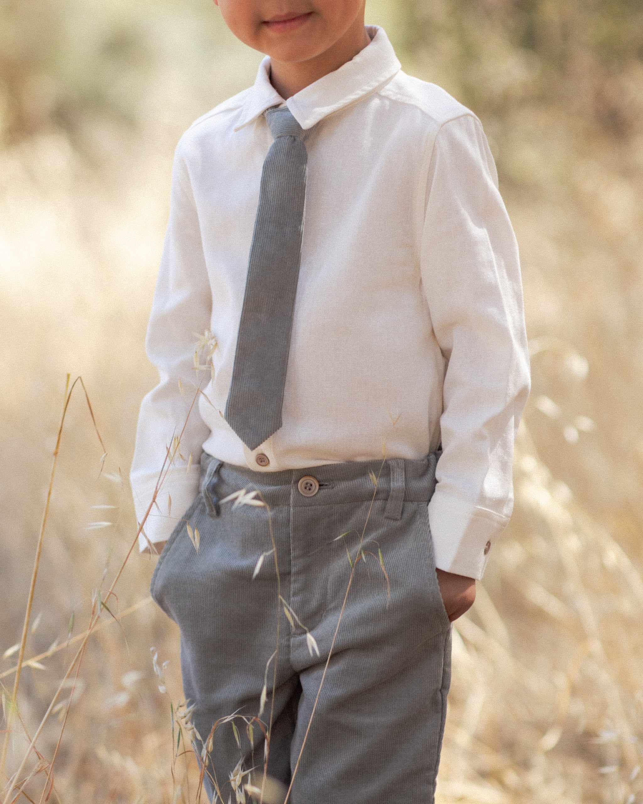 Harrison Button Down Ivory - Rylee + Cru | Kids Clothes | Trendy Baby Clothes | Modern Infant Outfits |