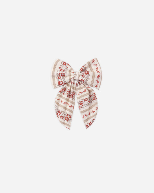 Oversized Bow Floral Stripe - Rylee + Cru | Kids Clothes | Trendy Baby Clothes | Modern Infant Outfits |