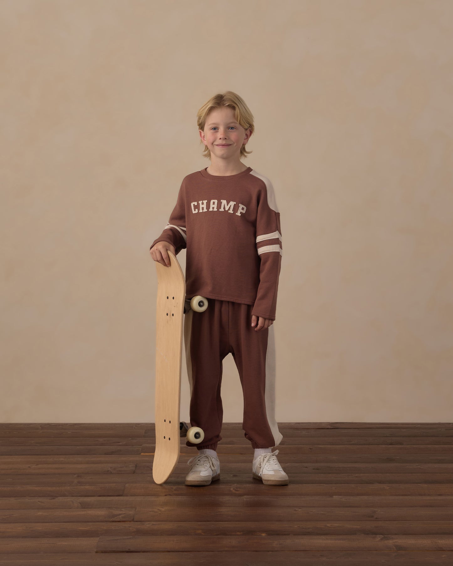 Paneled Sweatpant Mulberry - Rylee + Cru | Kids Clothes | Trendy Baby Clothes | Modern Infant Outfits |